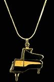 Piano Necklace - Black - B001JSV3W6