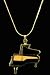 Piano Necklace - Black