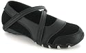 Sports Image "Looby" Womens Velcro Fastening School Trainers - Black