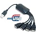 NEEWER Portable USB Expansion Hub for Mouse, Keyboard, Speaker & Other USB Devices