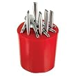 Kitchen Knife Holder in Red (Set of 6)