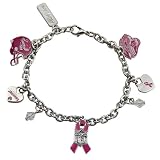 NFL Jacksonville Jaguars Breast Cancer Awareness Charm Bracelet