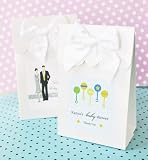 Baby Keepsake: Sweet Shoppe Candy Boxes - Elite Design Baby set of 12 - Green Sparkle (Set of 2)