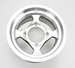 AMS Machined Cast Aluminum Front Wheel - 12x7, 4/137, 4+3 , Material: Aluminum 0021270F-MACH