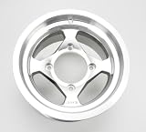 AMS Machined Cast Aluminum Front Wheel - 10x5, 4/156, 3+2 , Material: Aluminum 0021050B-MACH