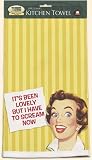 Ephemera--It's Been Lovely But I have to Scream Now Kitchen Towel