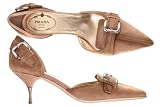 Prada - Authentic Prada Womens Buckled d'Orsay Pumps Shoes