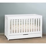 Babyletto Mercer 3-in-1 Convertible Crib with Toddler Rail, White