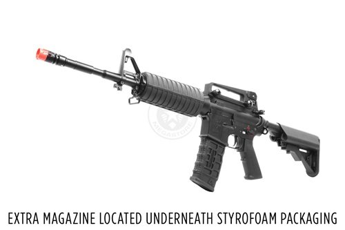 Full Metal GC16 M4A1 Carbine High Performance Airsoft Gun AEG (Black)