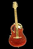Roundback Acoustic Guitar Pin - Red