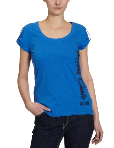 TOM TAILOR Polo Team Damen T-Shirt, 10227000073/nice polo tee, Gr. 42 (XL), Blau (6391) Preisvergleich