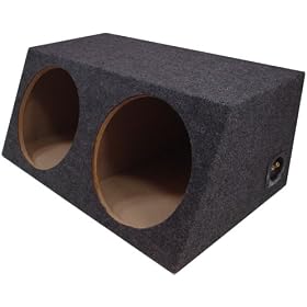 American Sound Connection H212 2 x 12-Inch Deep Angle Round Sub Box (Dual)