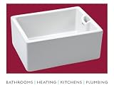 Carron Belfast 110 Ceramic White Kitchen Sink Single Bowl