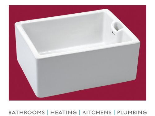 Carron Belfast 110 Ceramic White Kitchen Sink Single Bowl