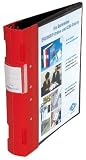 Zoom Produkt-Bild: Wedo 05818002 Ordner Ergogrip A4 4 Ringe 55mm rot, Kunststoff