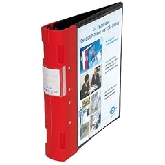 Wedo 05818002 Ordner Ergogrip A4 4 Ringe 55mm rot, Kunststoff
