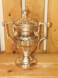 Cover art for  Decorative Silver Metal Vase with Hand Crafted Exterior