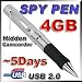 Mini Hidden 4GB Spy Pen Color Camcorder Video Camera
