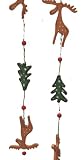 Christmas Decoration Reindeer & Tree Garland