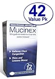 Mucinex-Maximum Strength Guaifenesin Extended-Release 1200 mg, 42ct (New Bonus Size)