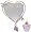 Lolita Lempicka by Lolita Lempicka for Women 0.17 oz Eau de Parfum Miniature + Heart Shaped Purse Mirror