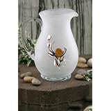 Art Decorative Amber and Sterling Silver Jug by Crystal Dream