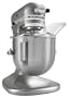 KitchenAid KSM500PSSM Pro 500 Series 10-Speed 5-Quart Stand Mixer, Silver Metallic