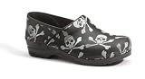 Sanita Professional Pirate Black Leather. | Original Clogs :  skull kitchen shoes chef
