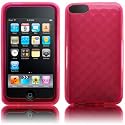 IPOD TOUCH 2 HYDRO SILICRYLIC GEL CASE - PINK (DIAMOND) WITH SCREEN PROTECTOR PART OF THE QUBITS ACCESSORIES RANGE