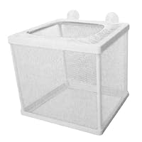 Jardin Plastic Frame Net Fry Hatchery Breeder for Aquarium, White