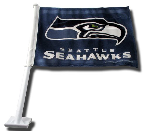 Seattle Seahawks Car Flag
