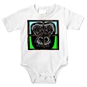 Onesie with window, monkey, cage, ape, gorilla