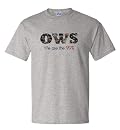 We are the 99% OWS Occupy Wall Street Protest Gray T-Shirt LARGE