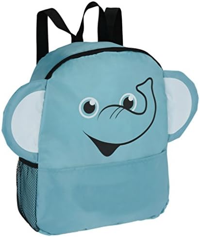 Children's Animal Backpack Tote Bag w/ 3-Dimensional Features (Elephant)