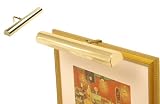 Concept 18 Wide Polished Brass Cordless Picture Light