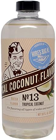 Hires Big H Coconut Syrup, Great for Soda Flavoring - 6 Pack