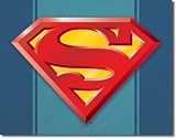 Superman Logo Metal Tin Sign 16