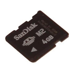 SANDISK SPEICHERKARTE 4GB M2 MEMORY STICK MICRO F�R SONYERICSSON SONY ERICSSON W880i W880 K800i K800 Z610i Z610 M600i M600 Z530i Z530 Z550i Z550 Z710 Z710i W300i W300 w710i w710