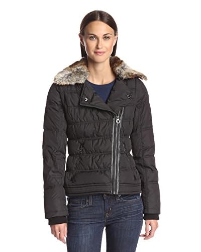 Laundry by Design Women’s Convertible Puffer with Faux Fur