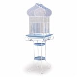 Prevue Hendryx 249 Kasbah Roof Tiel Cage with Stand in Blue/White