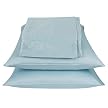 Fieldcrest Luxury Cool Sky 500TC Embroidered Sheet Set - Full