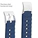Tylt Moto 360 (2nd Gen) Silicone Watch Band Men's 46mm - Blue
