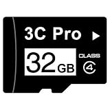 3C Pro 32GB 32G Class 4 C4 microSD microSDHC SDHC Card with SD Adapter