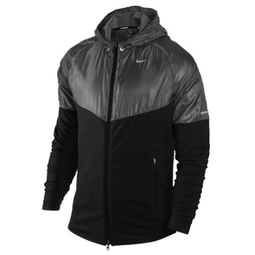 NIKE Jacke Herren, schwarz/grau