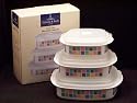 Villeroy & Boch Twist Alea Melamine Storage/Microwave Set 3 Pc