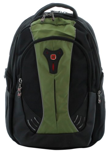 Swiss Backpack Swiss Gear Jupiter Notebook Computer Traveling Backpack Green