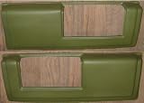 1977-1984 Cadillac Fleetwood GREEN Arm Rest Cap Overlay Restores the original factory part