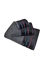 Casa Campo  Set Toalla 3 Uds. Iris (Gris Oscuro)