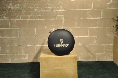 ECI Furniture Guinness Backless Barstool, Black Leather Finish