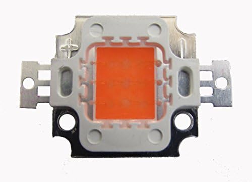 Sungrow 4pcs 10w Led Grow Lighting Chip for Plant Veg and Flower ,Broad Spectrum 400nm-840nm Similar with Sun Light